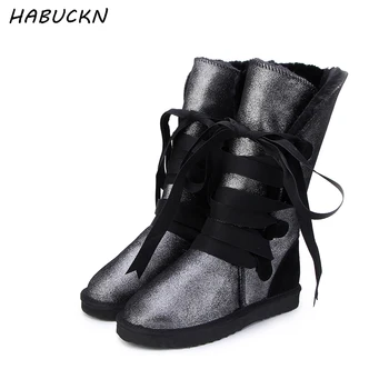 HABUCKN NEW High Quality Waterproof Classic Snow Boots Genuine Leather Fur Women Boots Fashion Warm Winter Boots US 3-13
HABUCKN NEW High Quality Waterproof Classic Snow Boots Genuine Leather Fur Women Boots Fashion Warm Winter Boots US 3-13