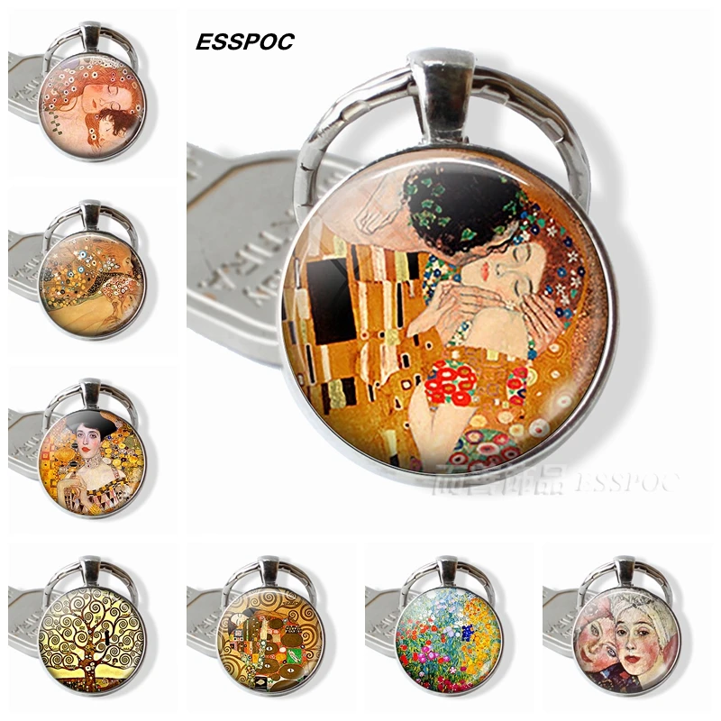 Gustav Klimt Keychain Klimt's The Kiss,Fulfillment, Water Serpents,tree of Life,farm Garden Glass Dome Metal Key Chain for Women
Gustav Klimt Keychain Klimt's The Kiss,Fulfillment, Water Serpents,tree of Life,farm Garden Glass Dome Metal Key Chain for Women