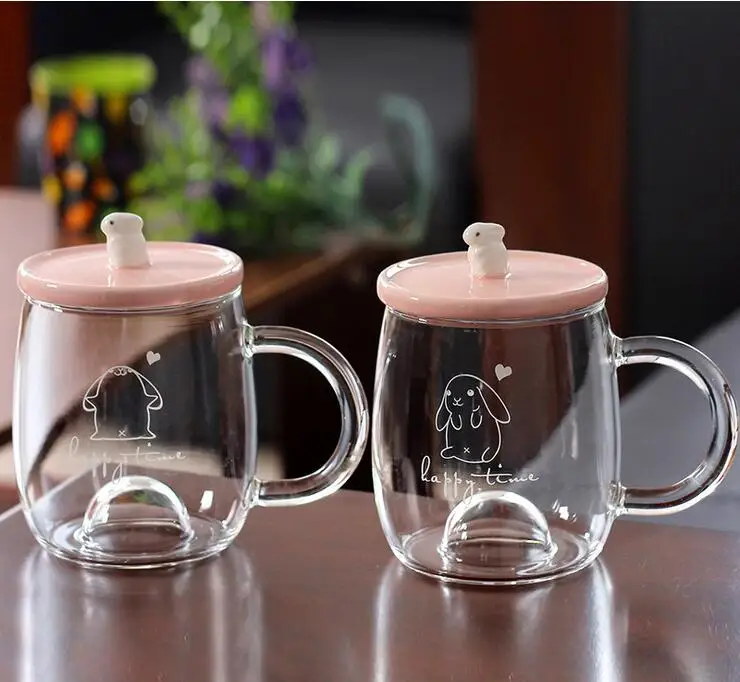Free Shipping!High Quality Glass Flower Tea Rabbit Design Glass Cup Student Juice Mug with Cover Gift Water Mug
Free Shipping!High Quality Glass Flower Tea Rabbit Design Glass Cup Student Juice Mug with Cover Gift Water Mug
