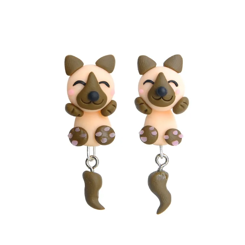 TTPAIAI 30 Brand Handmade Polymer Cute Clay Dog Stud Earring Fashion Jewelry Lovely Cartoon Animal Earrings For Women Girl Gift
TTPAIAI 30 Brand Handmade Polymer Cute Clay Dog Stud Earring Fashion Jewelry Lovely Cartoon Animal Earrings For Women Girl Gift