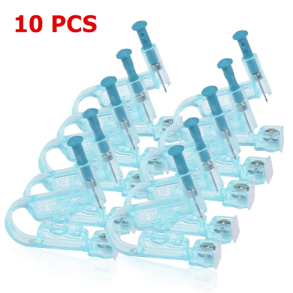 TRUE STAR 10PCS Disposable Safety Sterile Ear Piercing Gun Unit Tool With Ear Stud Asepsis Pierce Kit for Piercing Supplies
TRUE STAR 10PCS Disposable Safety Sterile Ear Piercing Gun Unit Tool With Ear Stud Asepsis Pierce Kit for Piercing Supplies