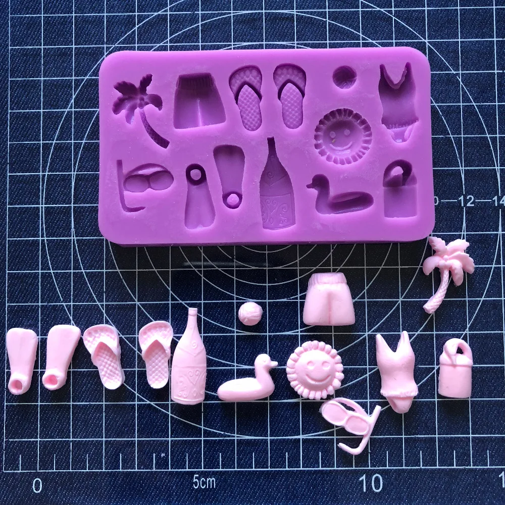 cake tools 1 pc bottle swimming vacation duck slipper clothes silicone mold fondant cake decorating mould baking tool
cake tools 1 pc bottle swimming vacation duck slipper clothes silicone mold fondant cake decorating mould baking tool