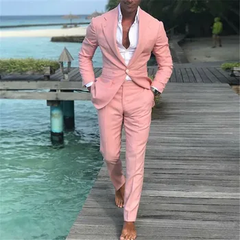 2019 Latest Coat Pants Designs Summer Beach Men Pink Suits For Wedding masculino Slim Fit Groom Best Mens Male Suit 2 Pieces
2019 Latest Coat Pants Designs Summer Beach Men Pink Suits For Wedding masculino Slim Fit Groom Best Mens Male Suit 2 Pieces