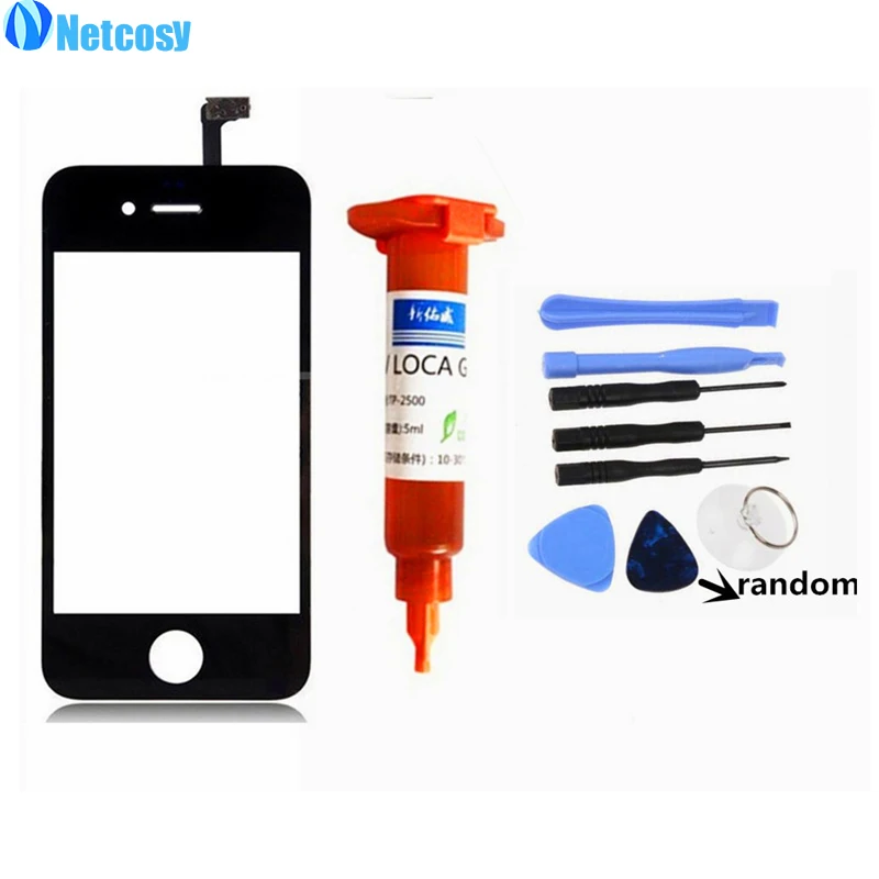 Netcosy Touch Screen Digitizer Glass Lens Sensor Replacement For iPhone 4 4s TouchScreen Touch Panel & 15ml B-7000 & Tools
Netcosy Touch Screen Digitizer Glass Lens Sensor Replacement For iPhone 4 4s TouchScreen Touch Panel & 15ml B-7000 & Tools