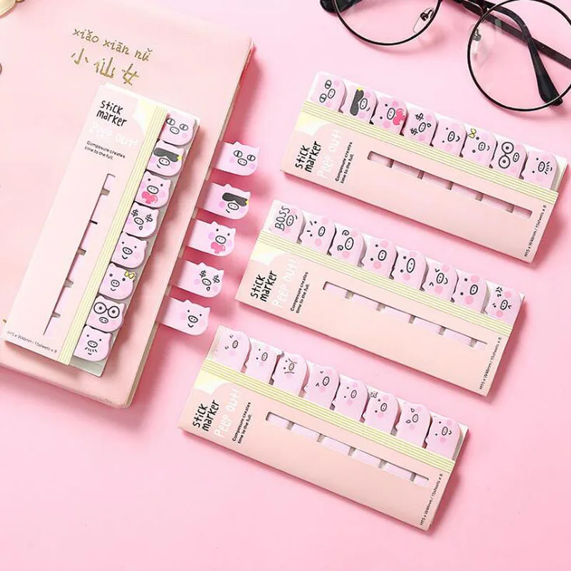 Cute Powder Pig Sticky Notes Sticker Kawaii Memo Pads Stickers Bookmarks Post It Notes Message Office School Supplies Stationery
Cute Powder Pig Sticky Notes Sticker Kawaii Memo Pads Stickers Bookmarks Post It Notes Message Office School Supplies Stationery