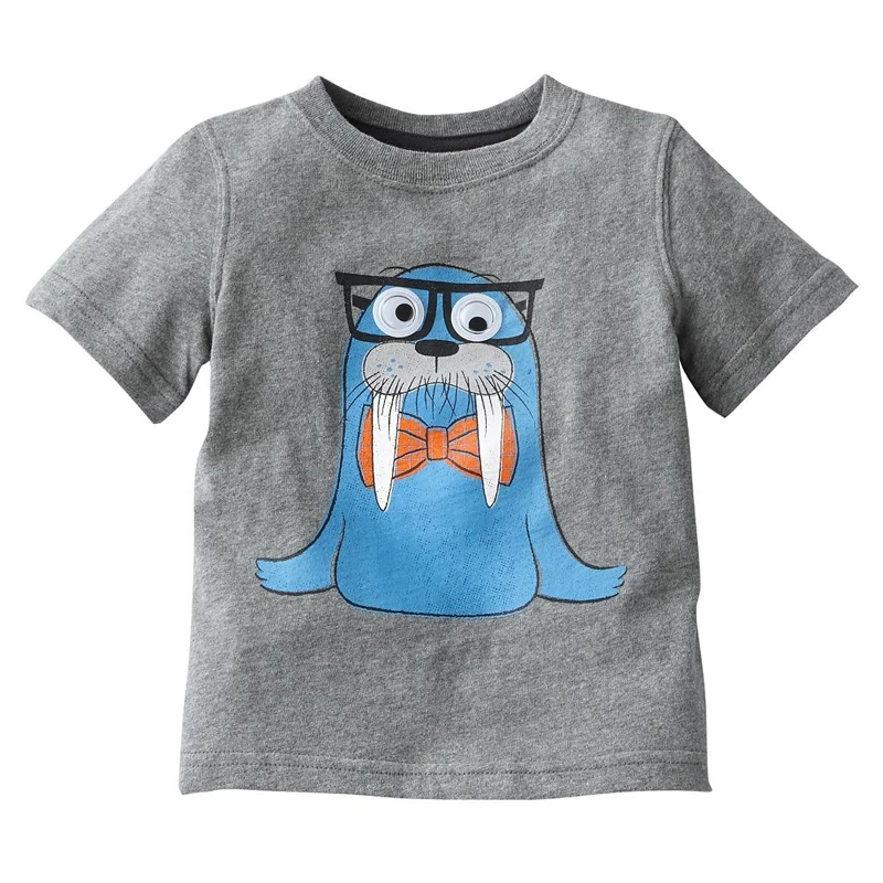 HOT 2016 New Children Clothes Boys Girls Unisex T Shirt Cartoon Fur Seals Kids Short Sleeve T-Shirts 100% Cotton
HOT 2016 New Children Clothes Boys Girls Unisex T Shirt Cartoon Fur Seals Kids Short Sleeve T-Shirts 100% Cotton