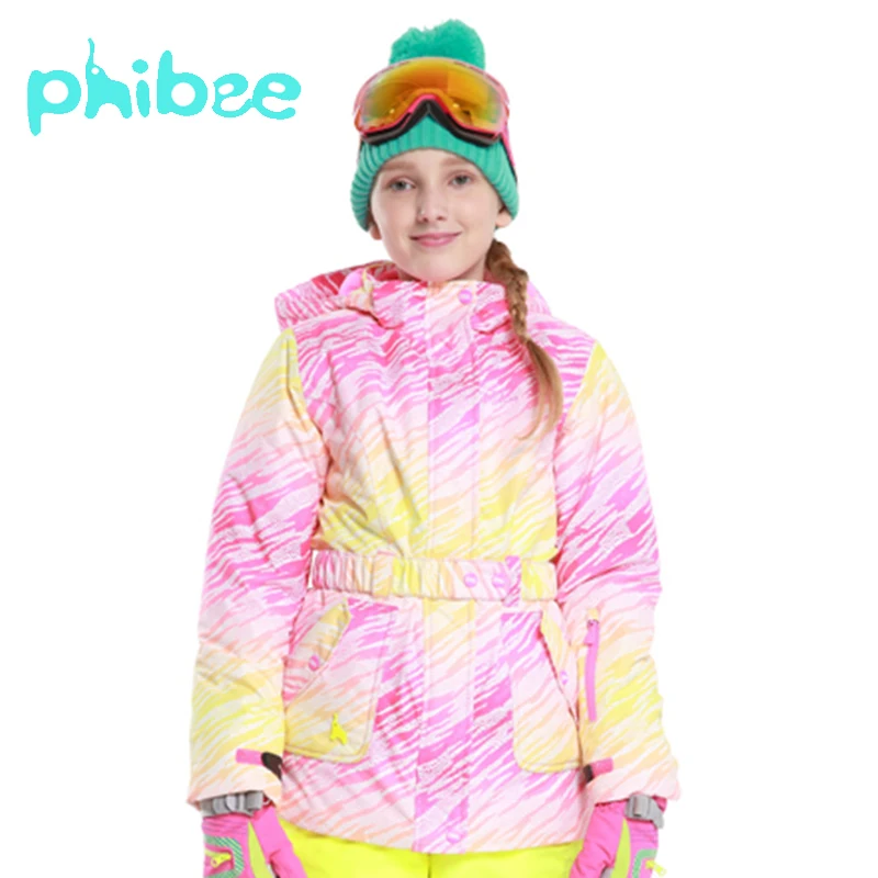Phibee Girls Ski Snowboad Jacket Warm Breathable Kids Winter Clothing Windproof Waterproof Breathable Coat
Phibee Girls Ski Snowboad Jacket Warm Breathable Kids Winter Clothing Windproof Waterproof Breathable Coat