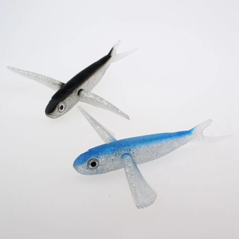 Seawater Fishing Lure Flying Fish 18cm Soft Bait Fishing Lure Sea Angling Curls Trolling Tuna Mackerel Fishing Lures
Seawater Fishing Lure Flying Fish 18cm Soft Bait Fishing Lure Sea Angling Curls Trolling Tuna Mackerel Fishing Lures