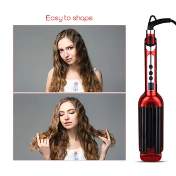 Ceramic Styler Hair curler hair waver roller 3 Triple Barrel Waver With LCD display hair curling iron hair styling tool beauty
Ceramic Styler Hair curler hair waver roller 3 Triple Barrel Waver With LCD display hair curling iron hair styling tool beauty