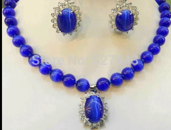 Wholesale gem Blue Mexican Opal Round Beads Gems Pendant Necklace Earring Set earrings for women sterling-Ms. brinco wedding
Wholesale gem Blue Mexican Opal Round Beads Gems Pendant Necklace Earring Set earrings for women sterling-Ms. brinco wedding