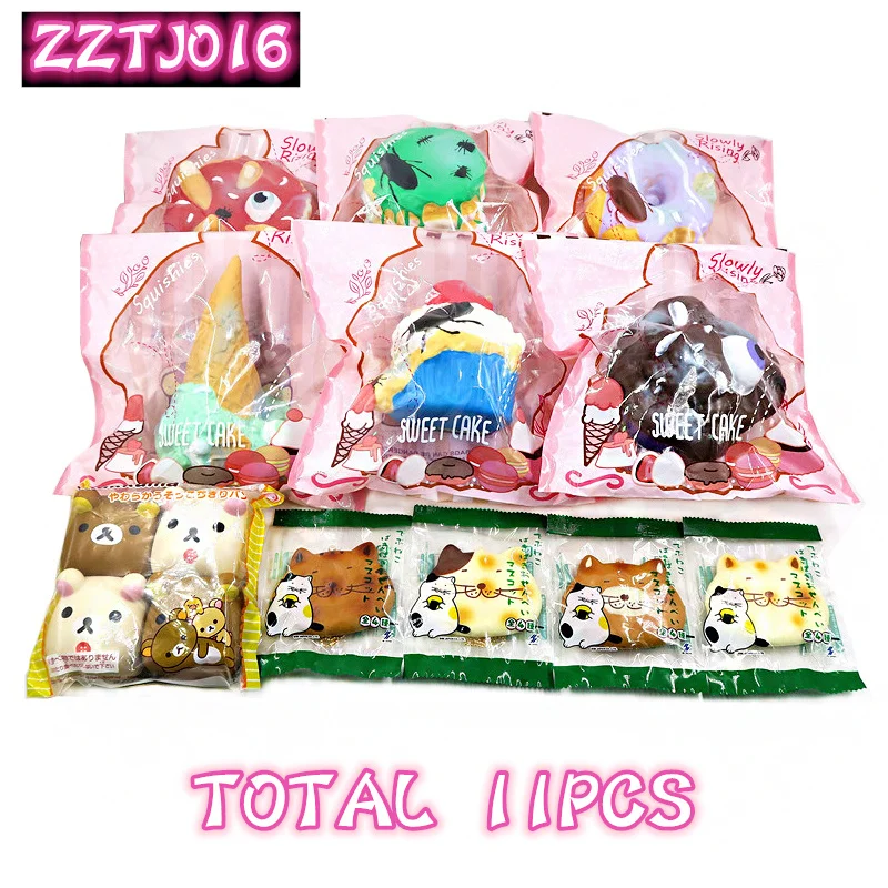 11pcs/lot,ZZTJ016 suit,Slow rebound pendant, ornament, bread squishy set,Special and limited sale,free shipping
11pcs/lot,ZZTJ016 suit,Slow rebound pendant, ornament, bread squishy set,Special and limited sale,free shipping