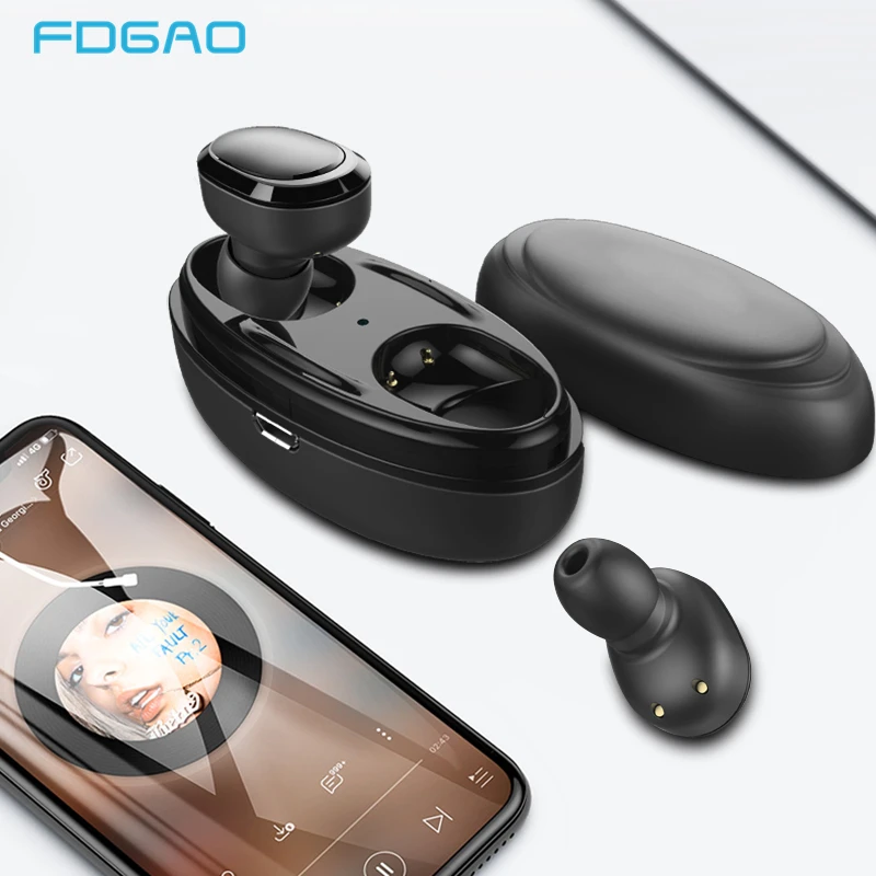 TWS Bluetooth 5.0 Earbuds True Wireless Earphone Stereo with Charging Case Headphones Waterproof Sport Mic Headset Deep Bass
TWS Bluetooth 5.0 Earbuds True Wireless Earphone Stereo with Charging Case Headphones Waterproof Sport Mic Headset Deep Bass