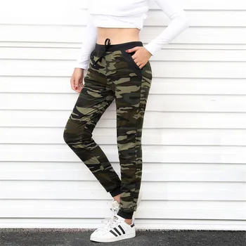 2018 Women Camouflage Pants Casual Sweatpant Fashion Ladies Drawstring Camo Pencil Pants Slim Slim Elastic Pants Ladies Trousers
2018 Women Camouflage Pants Casual Sweatpant Fashion Ladies Drawstring Camo Pencil Pants Slim Slim Elastic Pants Ladies Trousers