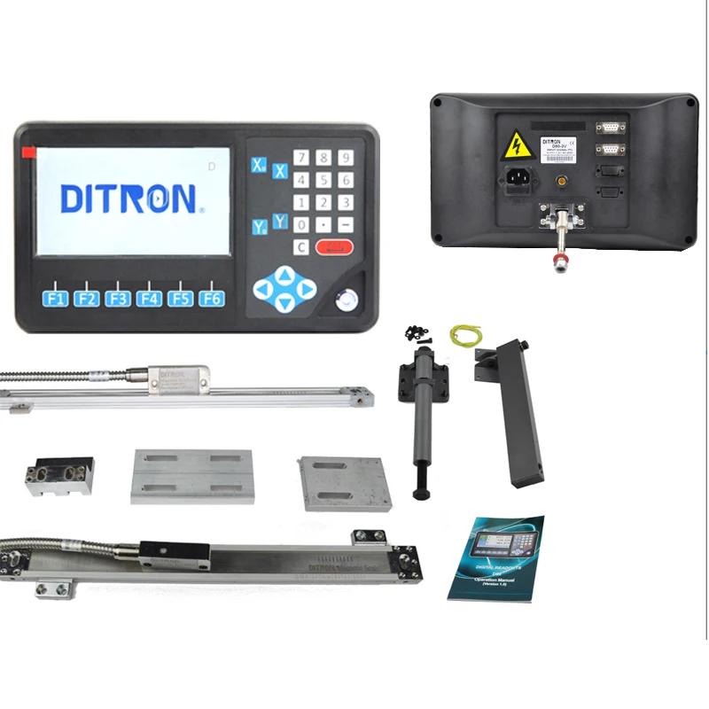 High Precision D80 2axies dro Digital Readout and Magnetic Scale 2pcs (IP67) 5um 0-1100mm with 1um Resolution for Lathe
High Precision D80 2axies dro Digital Readout and Magnetic Scale 2pcs (IP67) 5um 0-1100mm with 1um Resolution for Lathe