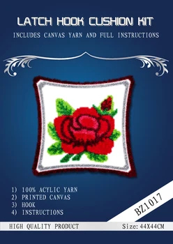 oneroom flowers red cross stitch pillow Placemats method of needlework kit latch hook rug kit / embroidered pillow
oneroom flowers red cross stitch pillow Placemats method of needlework kit latch hook rug kit / embroidered pillow