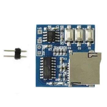 

for TF card MP3 decoder board decoding module 3.7-5V power supply with 2W mixed mono with memory playback