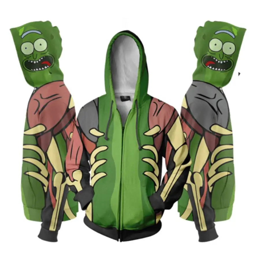 Rick and Morty Hoodie Anime Cosplay Rick Morty Sweatshirts Clothing 3d Digital Printing Zipper Costumes
Rick and Morty Hoodie Anime Cosplay Rick Morty Sweatshirts Clothing 3d Digital Printing Zipper Costumes
