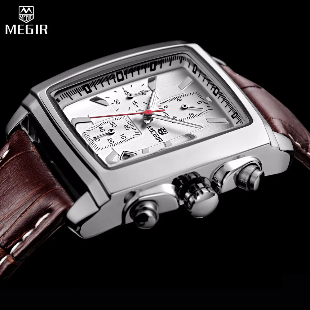Relogio Masculino Megir Top Brand Luxury Mens Watches Men Military Sport Clock Chronograph Wrist watch Leather Quartz Watch 2028 Relogio Masculino Megir Top Brand Luxury Mens Watches Men Military Sport Clock Chronograph Wrist watch Leather Quartz Watch 2028