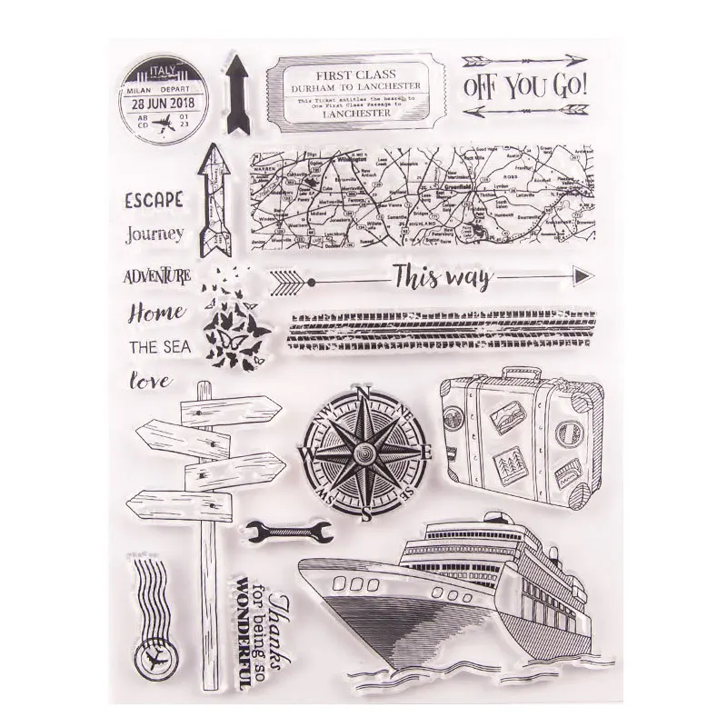 Journey Adventure Ship Transparent Rubber Clear Stamp Scrapbook/Photo Album DIY Card Making Clear Stamps
Journey Adventure Ship Transparent Rubber Clear Stamp Scrapbook/Photo Album DIY Card Making Clear Stamps