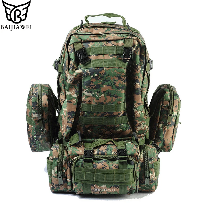 BAIJIAWEI Combined Bags 60 Liters Large Capacity Multifunction Men's Travel Bag Backpack Set Trekking Rucksacks Men Backpack
BAIJIAWEI Combined Bags 60 Liters Large Capacity Multifunction Men's Travel Bag Backpack Set Trekking Rucksacks Men Backpack