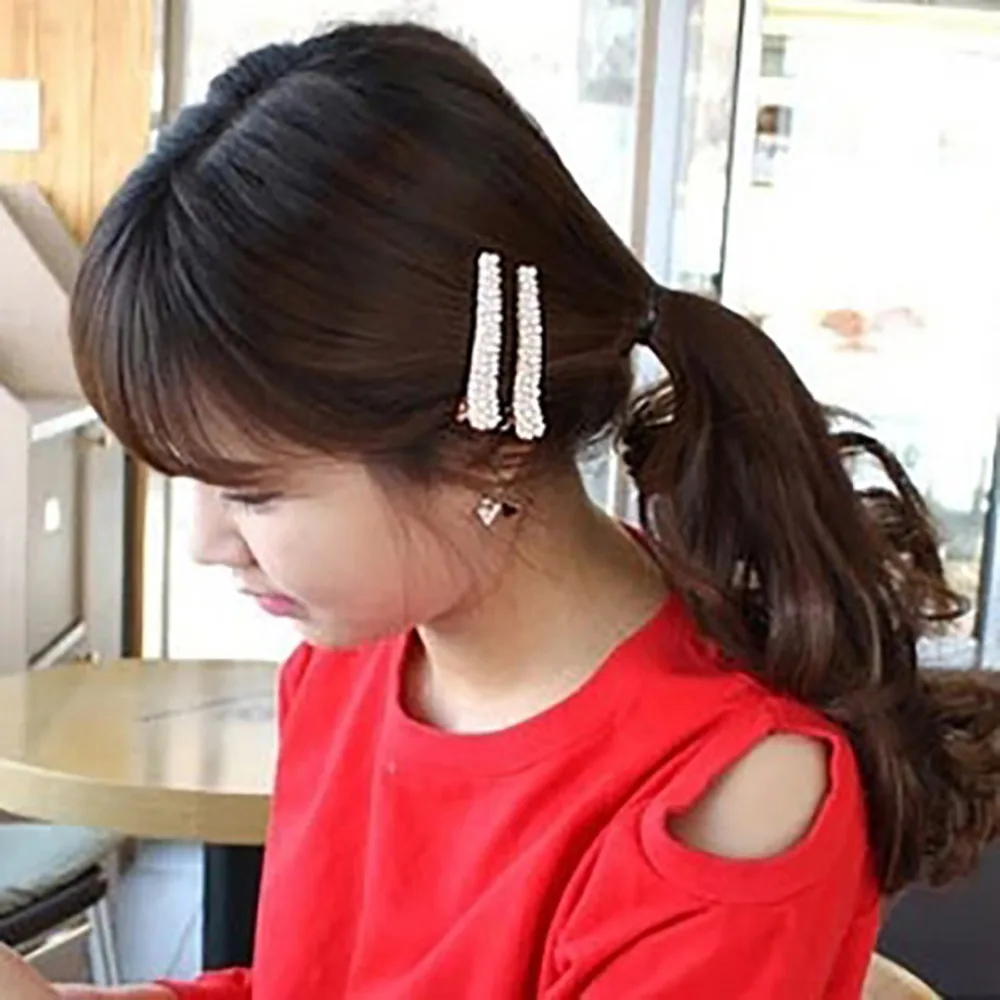 Hair Accessories Gripper Pearl Hair Clip for Women Toothed Duckbill Clip Rhinestone Pearl Creative Fashion Wild
Hair Accessories Gripper Pearl Hair Clip for Women Toothed Duckbill Clip Rhinestone Pearl Creative Fashion Wild