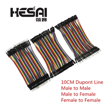 Dupont Line 10cm Male to Male + Female to Male and Female to Female Jumper Wire Dupont Cable for arduino Diy Kit
Dupont Line 10cm Male to Male + Female to Male and Female to Female Jumper Wire Dupont Cable for arduino Diy Kit