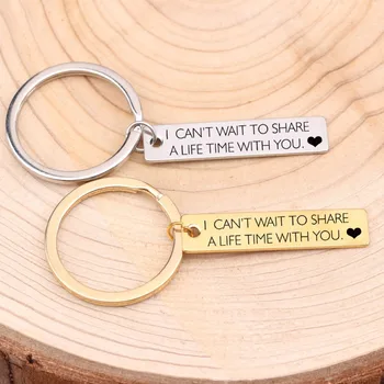 "I Can'T Wait To Share A Lift Time With You"For Couple Lover Gift Key Chain Men Women Jewelry Keyring For Valentine's Day
"I Can'T Wait To Share A Lift Time With You"For Couple Lover Gift Key Chain Men Women Jewelry Keyring For Valentine's Day