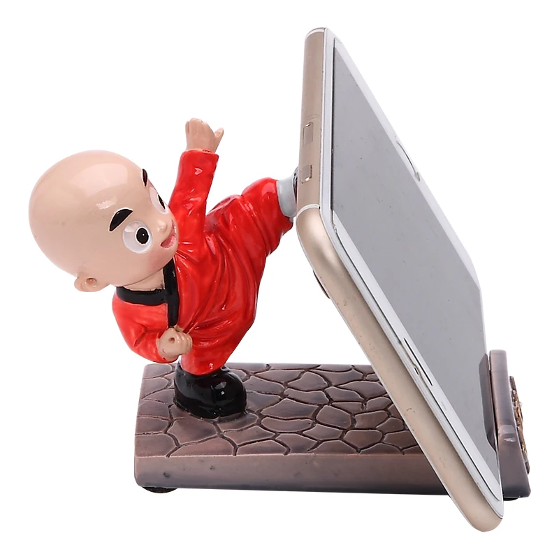 Resin Moblie Phone Holder Universal 3D Stand Bracket Kung Fu Monk For iPhone 6s 7 Plus Samsung S7 S8 Xiaomi 6 Sony Z5
Resin Moblie Phone Holder Universal 3D Stand Bracket Kung Fu Monk For iPhone 6s 7 Plus Samsung S7 S8 Xiaomi 6 Sony Z5