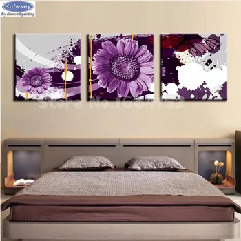 Square Diamond Embroidery Purple Daisy Flowers Diy 5D Mosaic Diamond Painting Cross Stitch Picutre Of Rhinestones Wall Sticker
Square Diamond Embroidery Purple Daisy Flowers Diy 5D Mosaic Diamond Painting Cross Stitch Picutre Of Rhinestones Wall Sticker