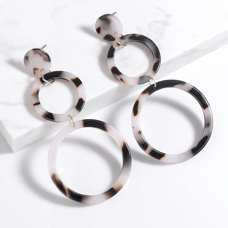 Geometry Round Circle Tortoiseshell Jewelry Long Drop Earrings For Women Bohemia Earring Elegant Jewelry Accessories Pendientes
Geometry Round Circle Tortoiseshell Jewelry Long Drop Earrings For Women Bohemia Earring Elegant Jewelry Accessories Pendientes
