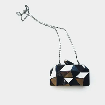 Fashion Handbags Women Metal Clutches Top Quality Hexagon Mini Party Black Evening Purse Silver Bags Gold Box Clutch
Fashion Handbags Women Metal Clutches Top Quality Hexagon Mini Party Black Evening Purse Silver Bags Gold Box Clutch