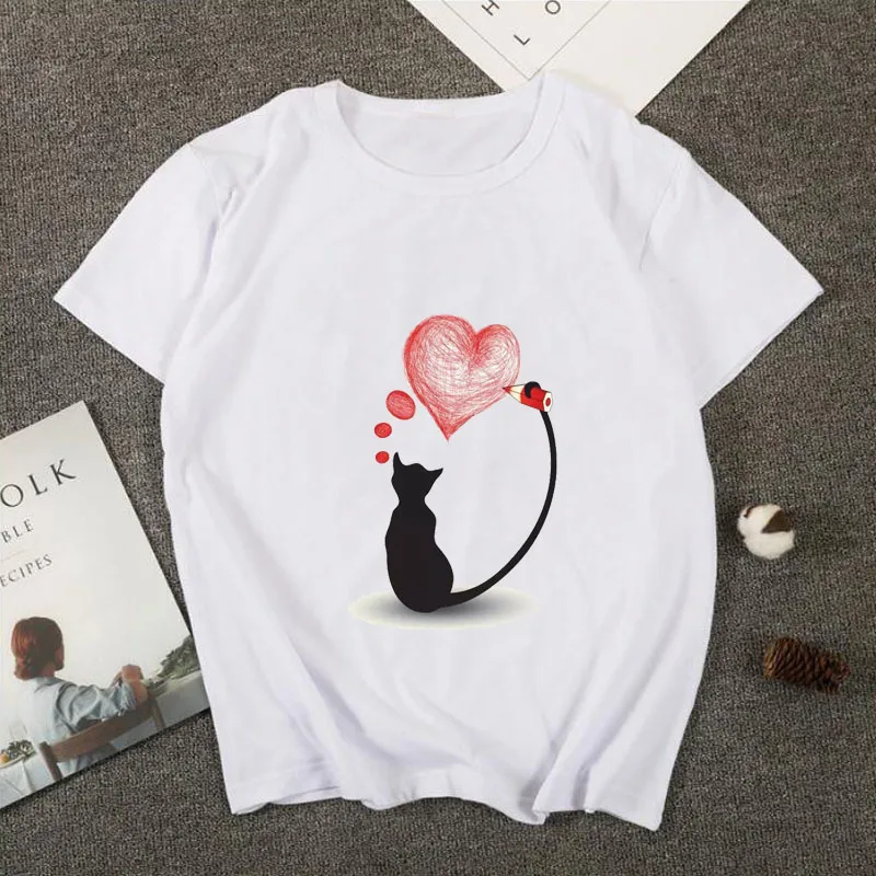 ZSIIBO Fashion casual summer big boy T-shirt cartoon love cat print fun vest top sleeveless O-neck shirt female T-shirt
ZSIIBO Fashion casual summer big boy T-shirt cartoon love cat print fun vest top sleeveless O-neck shirt female T-shirt