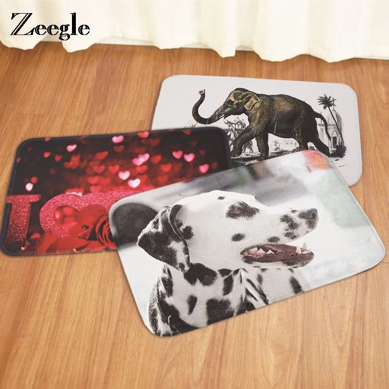 Zeegle Dog Pattern Bath Rug Non-Slip Waterpoof Entrance Mats Porch Corridor Bathroom Lavatory Doormat Welcome Floor Mats
Zeegle Dog Pattern Bath Rug Non-Slip Waterpoof Entrance Mats Porch Corridor Bathroom Lavatory Doormat Welcome Floor Mats