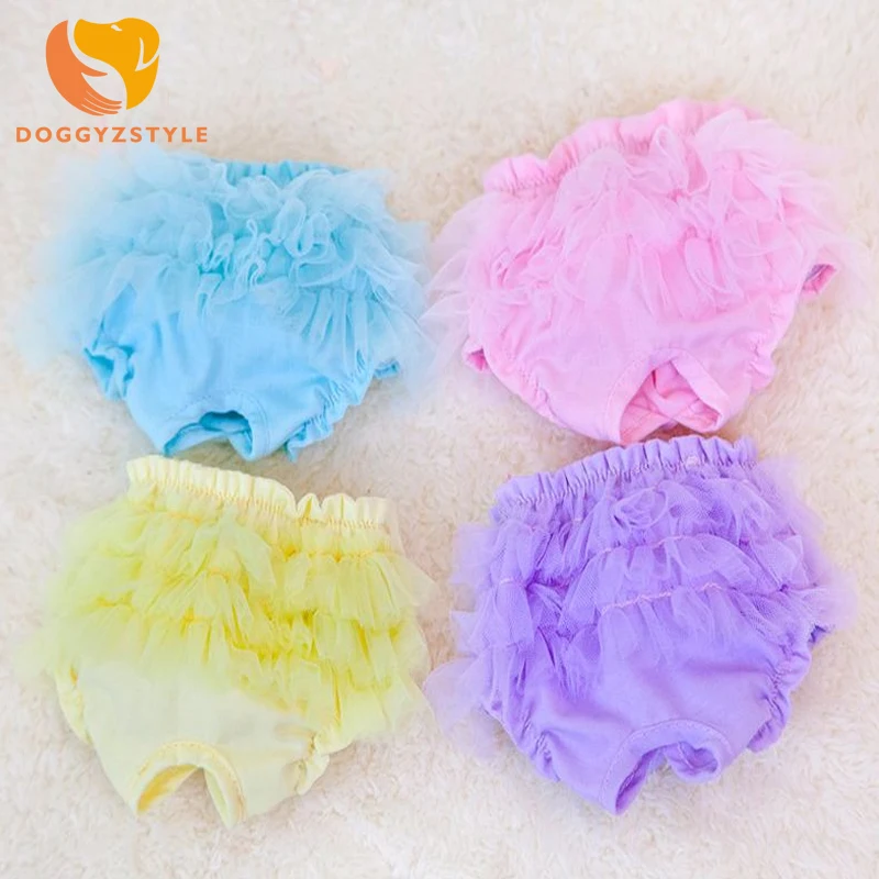 4 Colors Female Pet Dog Lace Physiological Pants Clothes Pet Puppy Cotton Dog Sanitary Underwear Short Diapers S-L DOGGYZSTYLE
4 Colors Female Pet Dog Lace Physiological Pants Clothes Pet Puppy Cotton Dog Sanitary Underwear Short Diapers S-L DOGGYZSTYLE