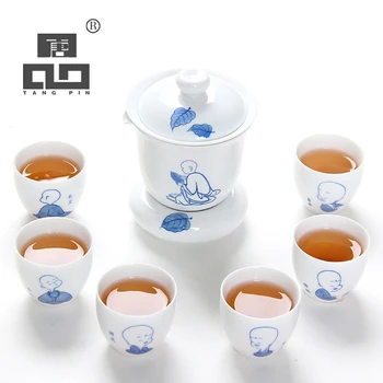 TANGPIN ceramic teapot kettle gaiwan teacup handpainted chinese kung fu tea sets
TANGPIN ceramic teapot kettle gaiwan teacup handpainted chinese kung fu tea sets