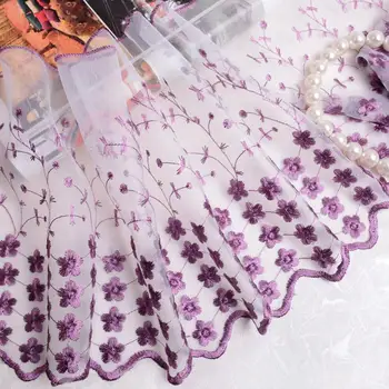 13yards/lot Tulle Lace Fabric Embroidered Polyester 24cm width Flower Net Yarn Embroidery Lace For DIY Sewing Dresses Curtains
13yards/lot Tulle Lace Fabric Embroidered Polyester 24cm width Flower Net Yarn Embroidery Lace For DIY Sewing Dresses Curtains