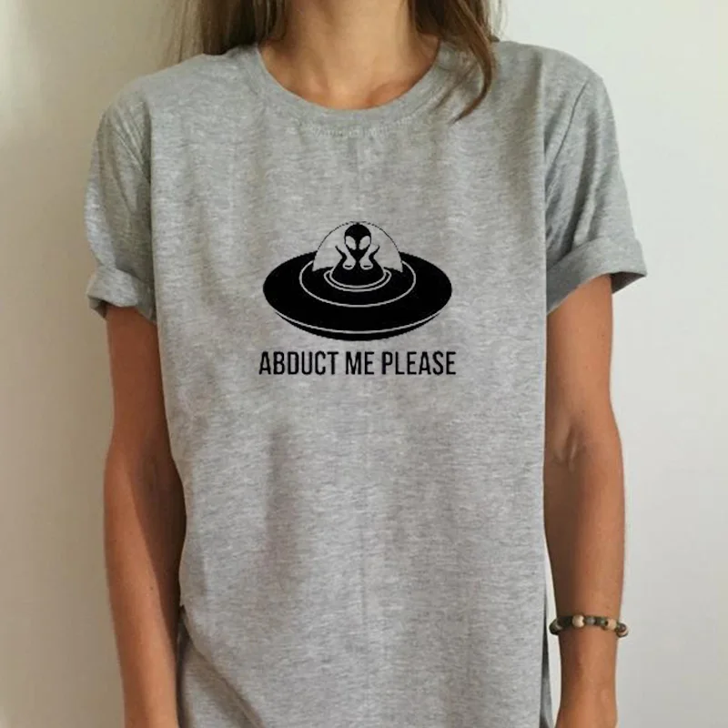 Enjoythespirit Funny Alien Tee T-Shirt Women Ladies Sarcastic Birthday Gift Top Outer Space Planets Abduct Me Please
Enjoythespirit Funny Alien Tee T-Shirt Women Ladies Sarcastic Birthday Gift Top Outer Space Planets Abduct Me Please