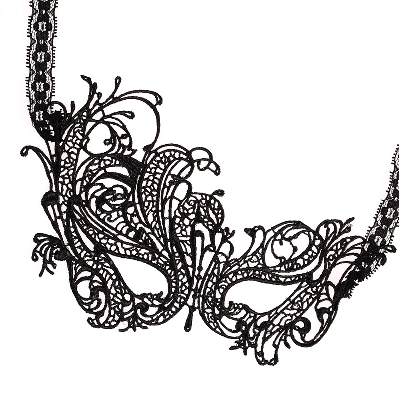 1 PC. Mardi Gras Embroidery Sexy Black Lace Lady Mask Cutout Eyes Mask Masquerade Mask For Anonymous Party Well Unusual Costumes
1 PC. Mardi Gras Embroidery Sexy Black Lace Lady Mask Cutout Eyes Mask Masquerade Mask For Anonymous Party Well Unusual Costumes