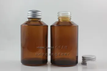 125ml amber/brown Glass bottle With silver aluminum screw cap and reducer.for Essential Oil/liquid cream/lotion,glass Container
125ml amber/brown Glass bottle With silver aluminum screw cap and reducer.for Essential Oil/liquid cream/lotion,glass Container