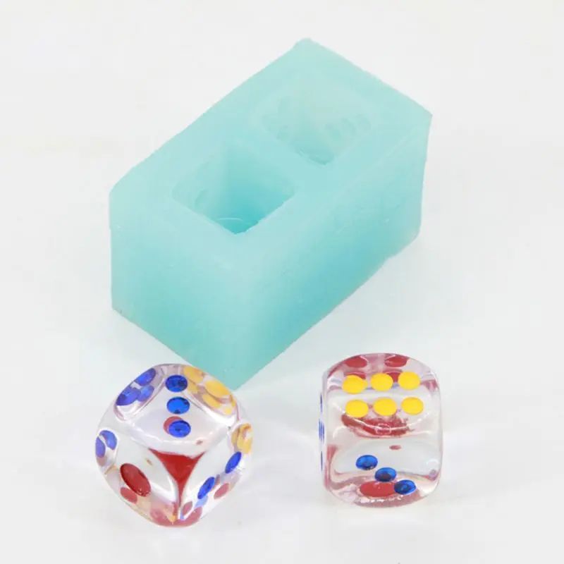 ANGELADY 1PC Playing Cubic Dice Silicone Mold Soap Resin Casting DIY Jewelry Making Craft Tools Random Color
ANGELADY 1PC Playing Cubic Dice Silicone Mold Soap Resin Casting DIY Jewelry Making Craft Tools Random Color