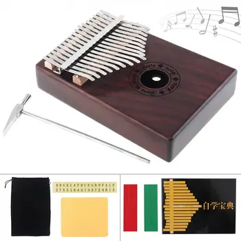 17 Key High-quality Kalimba Single Board Mahogany Thumb Piano Mbira Mini Keyboard Instrument with Complete Accessories
17 Key High-quality Kalimba Single Board Mahogany Thumb Piano Mbira Mini Keyboard Instrument with Complete Accessories