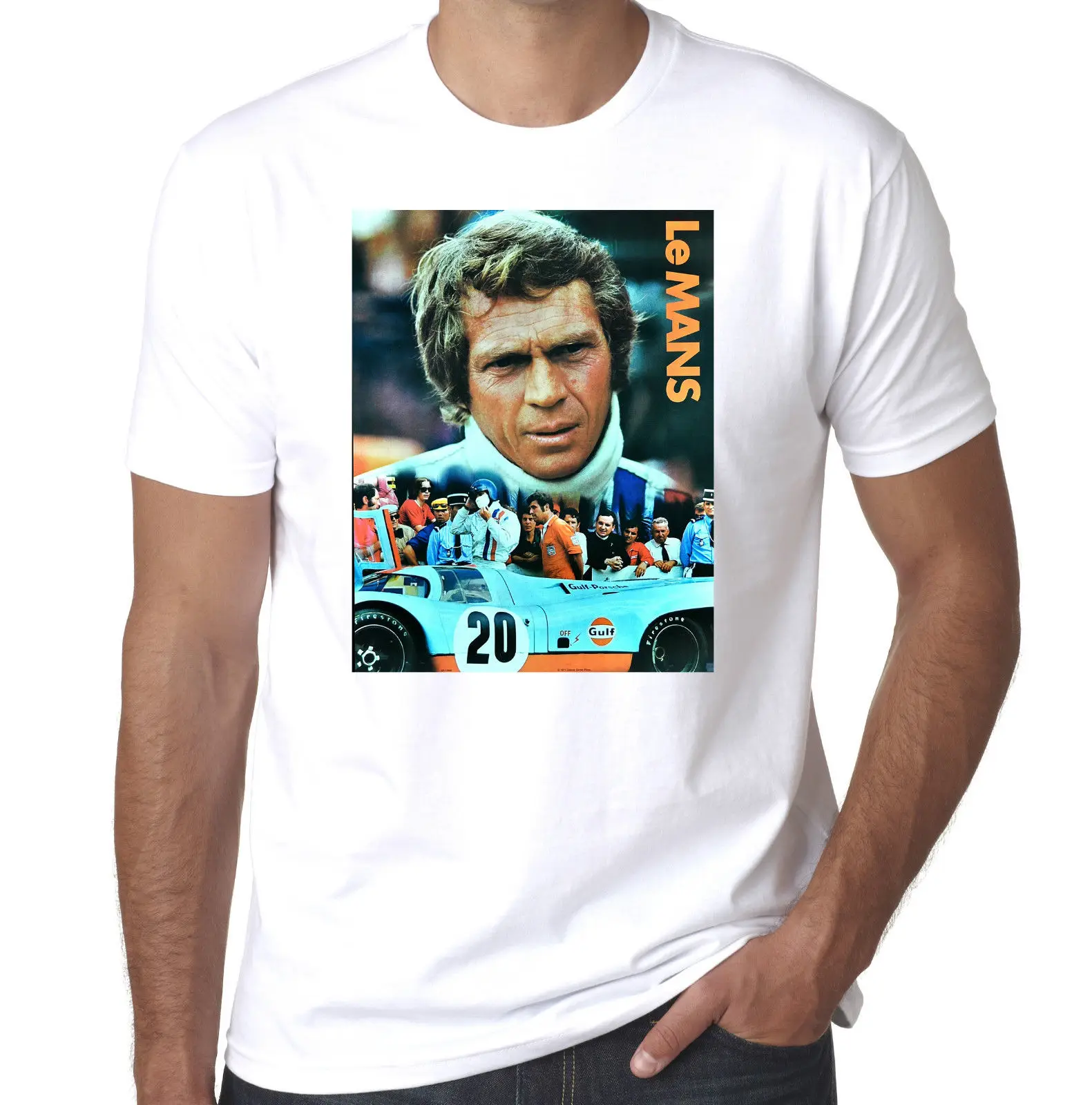 Steve Mcqueen Lemans Film Poster 1971 Racer 917 Mens 100% Cotton Tshirt T Shirt Casual Short Sleeve For Men Clothing Summer
Steve Mcqueen Lemans Film Poster 1971 Racer 917 Mens 100% Cotton Tshirt T Shirt Casual Short Sleeve For Men Clothing Summer