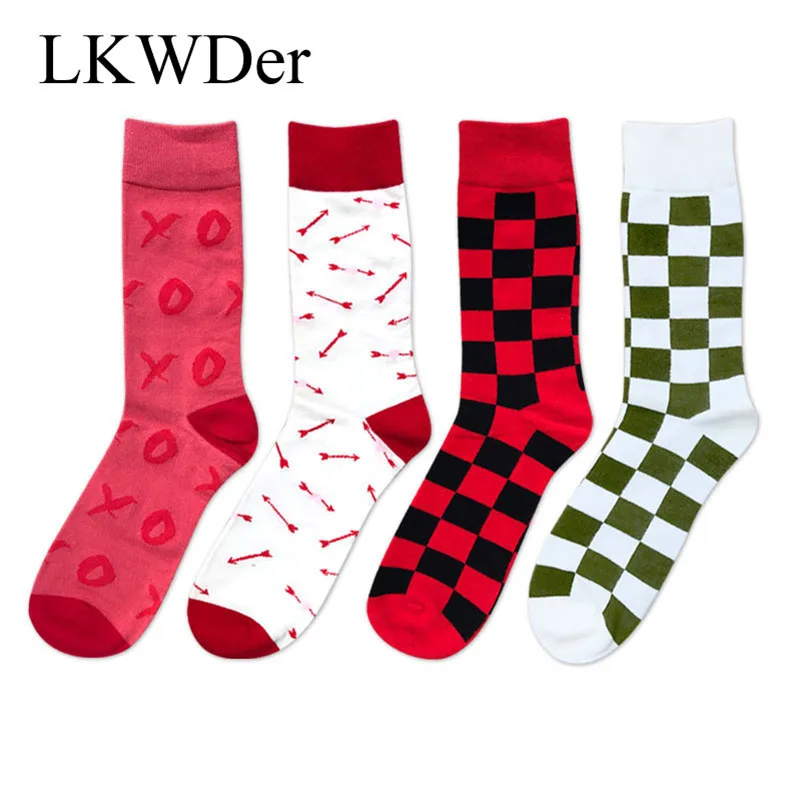 LKWDer 4 Pairs Men's Socks Large Plus Big Size 44,45,46 Long Tube Happy Socks Trendy Casual Cottons Calcetines Hombre Meias Crew
LKWDer 4 Pairs Men's Socks Large Plus Big Size 44,45,46 Long Tube Happy Socks Trendy Casual Cottons Calcetines Hombre Meias Crew