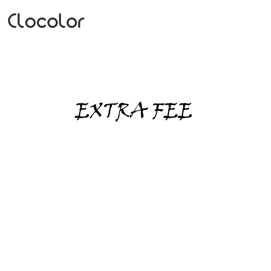Wild colour extra fee for shipping cost