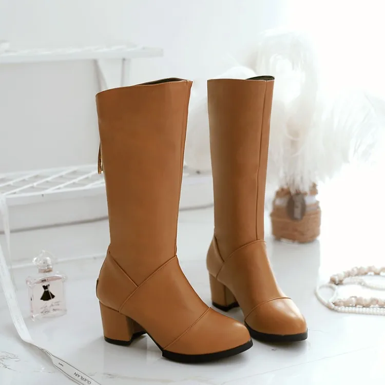 Big Size 9 10 11-14 boots women shoes boots for women ladies boots Back zipper stitching round head square heel
Big Size 9 10 11-14 boots women shoes boots for women ladies boots Back zipper stitching round head square heel