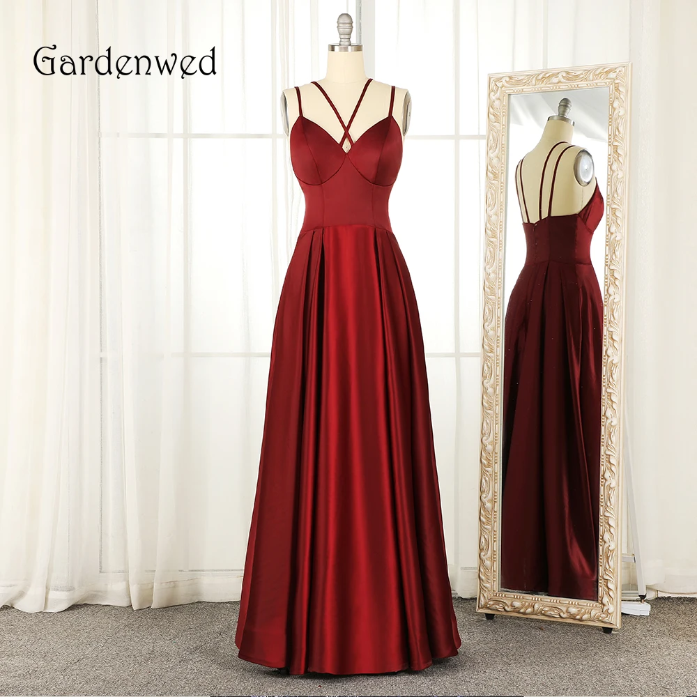 Hot Red Elegant Evening Dress 2019 de gala Spaghetti Straps A Line Satin Woman Formal Gowns Dress abendkleider
Hot Red Elegant Evening Dress 2019 de gala Spaghetti Straps A Line Satin Woman Formal Gowns Dress abendkleider