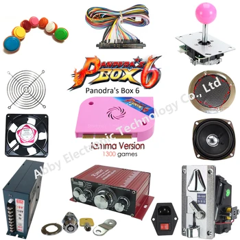 DIY Arcade parts Bundles Kit with 1300 in 1 multi game board Joystick switching power supply Buttons To Build Up Arcade Machine
DIY Arcade parts Bundles Kit with 1300 in 1 multi game board Joystick switching power supply Buttons To Build Up Arcade Machine