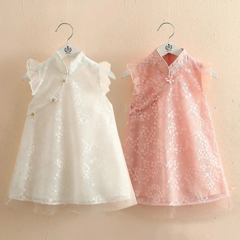 2019 Summer 2-6 7 8 10Years Chinese Style Crew Neck Fly Sleeve Party Baby Mesh Princess Chiffon Cheongsam Kids Dresses For Girls
2019 Summer 2-6 7 8 10Years Chinese Style Crew Neck Fly Sleeve Party Baby Mesh Princess Chiffon Cheongsam Kids Dresses For Girls