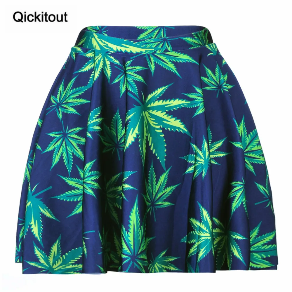 Qickitout 2016 Summer Drop Shipping Fashion Summertime Joker Skirts Women's 3D Green leaves Digital Printing Skirts Wholesales
Qickitout 2016 Summer Drop Shipping Fashion Summertime Joker Skirts Women's 3D Green leaves Digital Printing Skirts Wholesales