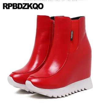 ankle casual genuine leather hidden fall brand women winter boots high heel shoes extreme wedge red fur round toe 2018 fetish
ankle casual genuine leather hidden fall brand women winter boots high heel shoes extreme wedge red fur round toe 2018 fetish